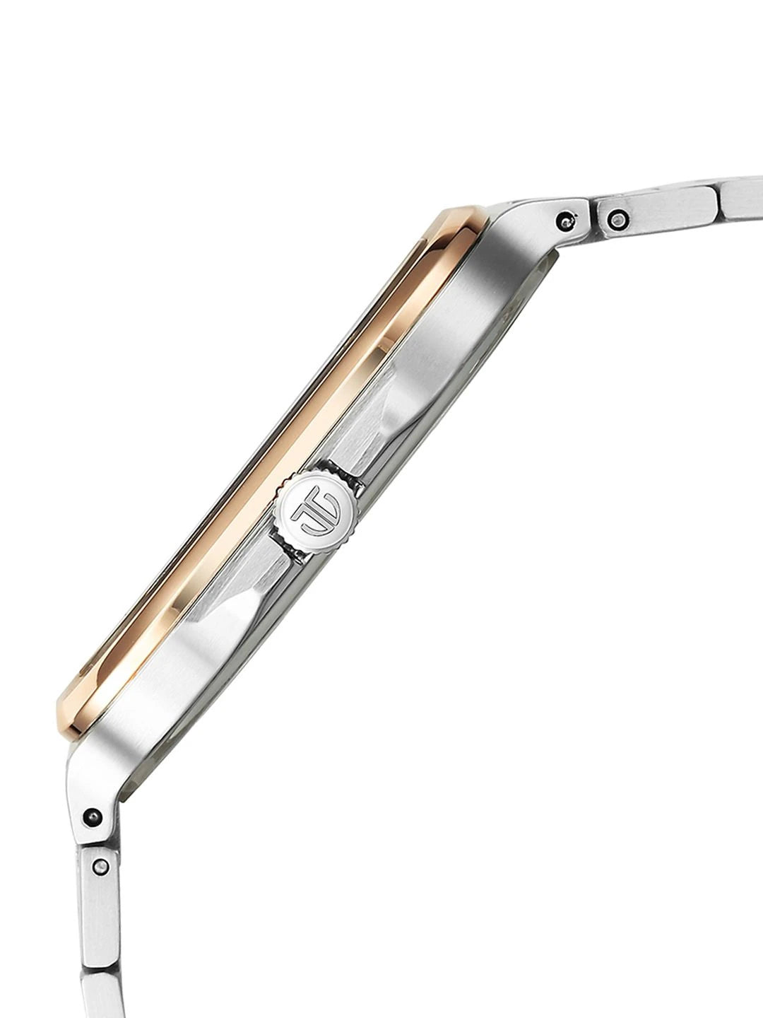 Titan Classique Slim Square Quartz Analog With Silver Dial Watch - NT90176KM01