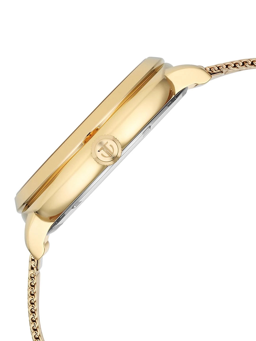 Titan Classique Suave Multifunction Analog With Champagne Dial Watch - NT90189YM02