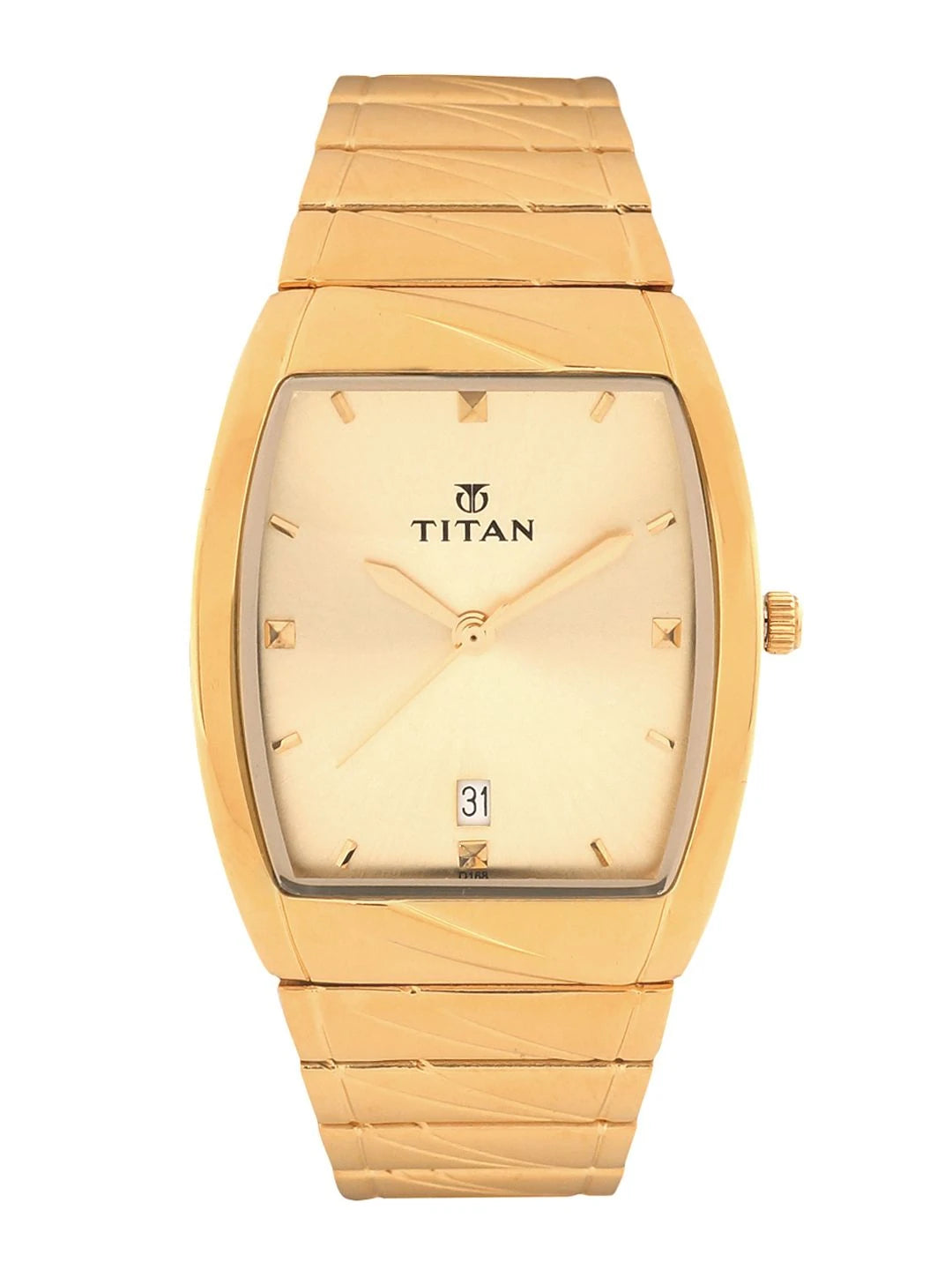 Titan Karishma Quartz Analog With Champagne Dial Watch - NT9315YM02