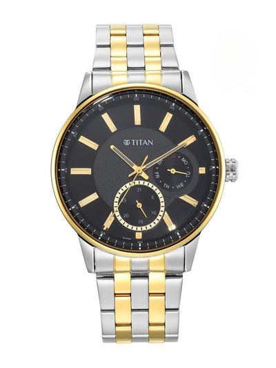 Titan Regalia Opulent Multifunction Analog With Black Dial Watch - NT9441BM02