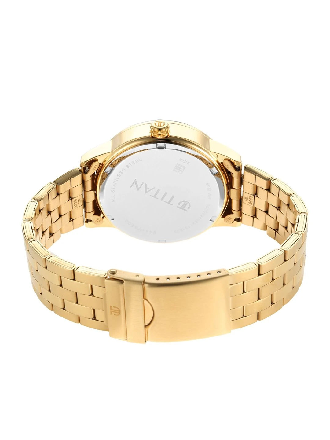 Titan Regalia Opulent Multifunction Analog With Beige Dial Watch - NT9441YM02