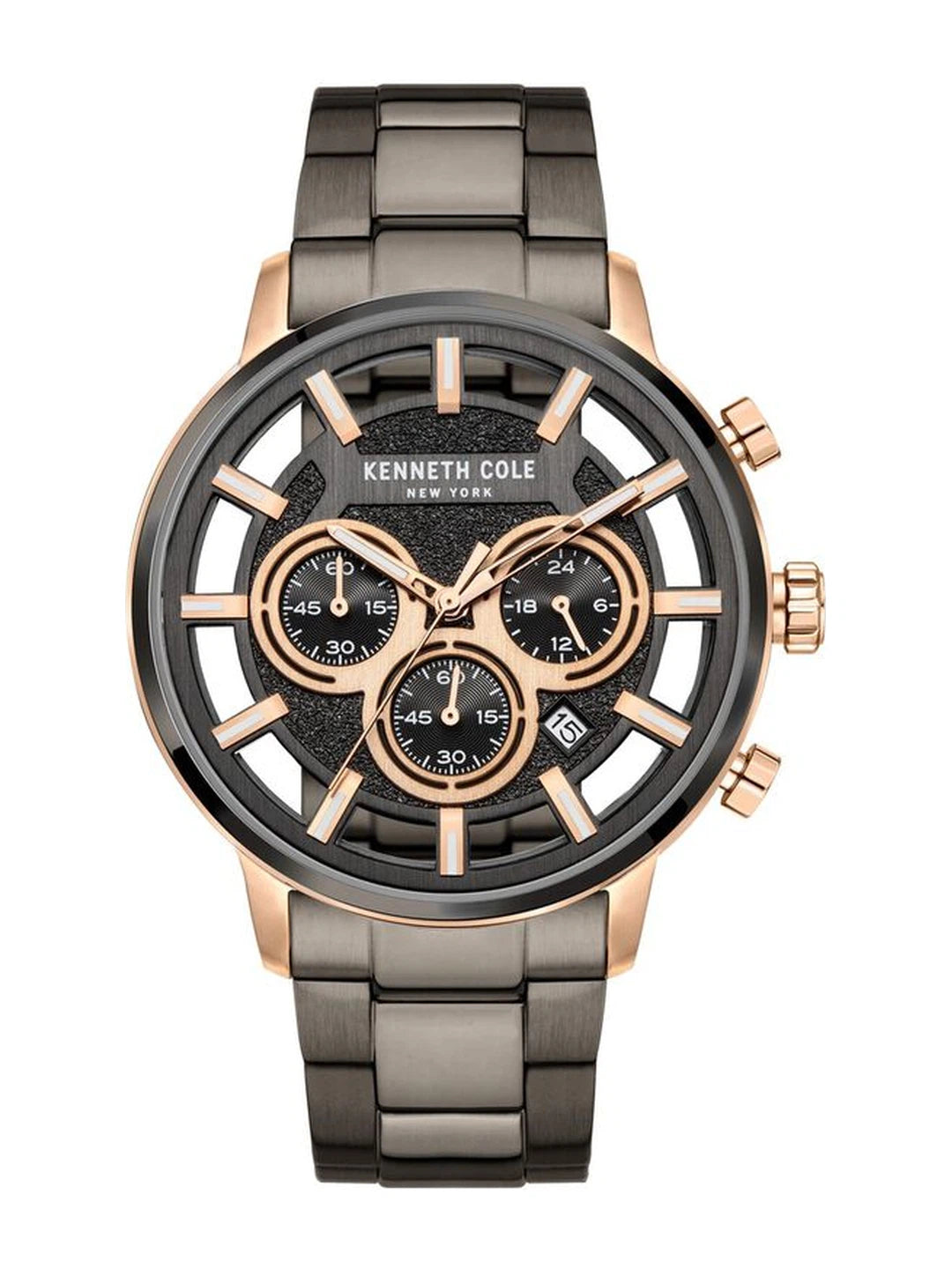 Kenneth Cole Round Grey Dial Analog Watch - NTKCWGI2105202MN