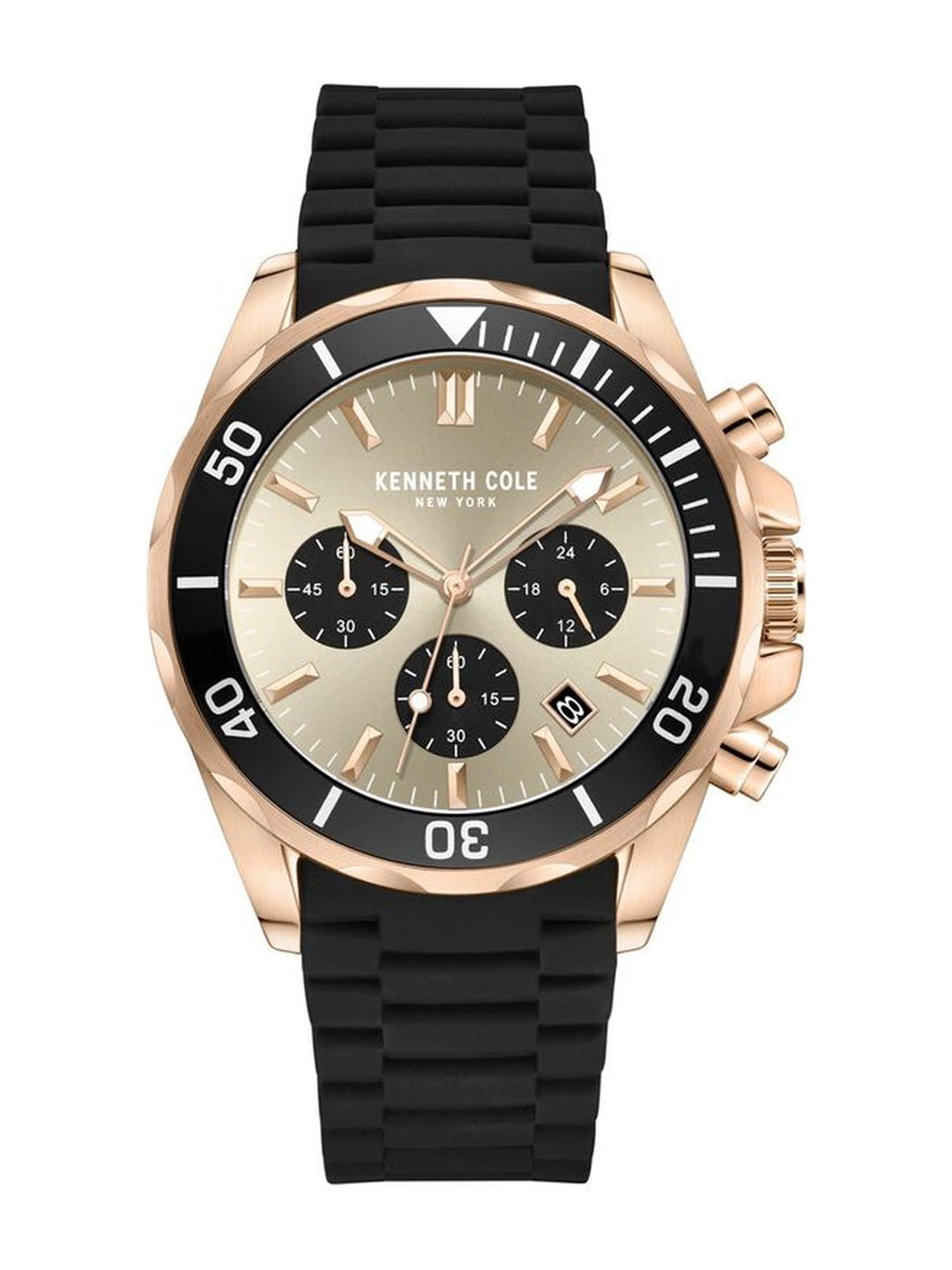 Kenneth Cole Round Grey Dial Analog Watch - NTKCWGO0027103MN