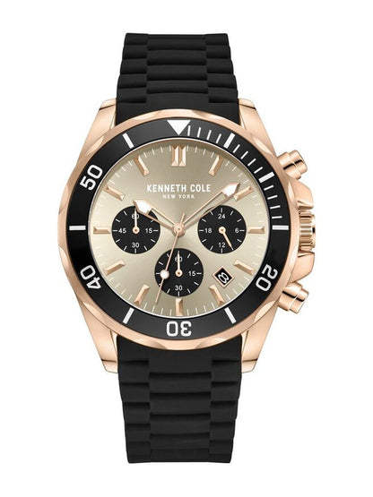 Kenneth Cole Round Grey Dial Analog Watch - NTKCWGO0027103MN