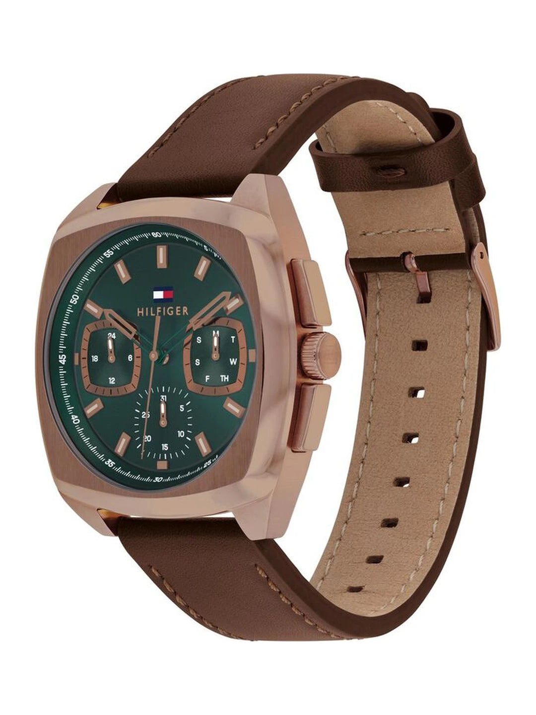 Tommy Hilfiger Round Green Dial Analog Watch - NTTH1710557