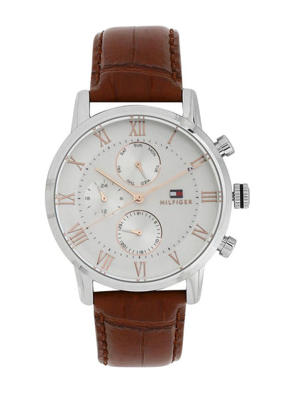 Tommy Hilfiger  Round Silver Dial Analog Watch - NTTH1791400