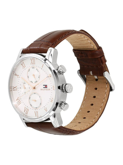 Tommy Hilfiger  Round Silver Dial Analog Watch - NTTH1791400