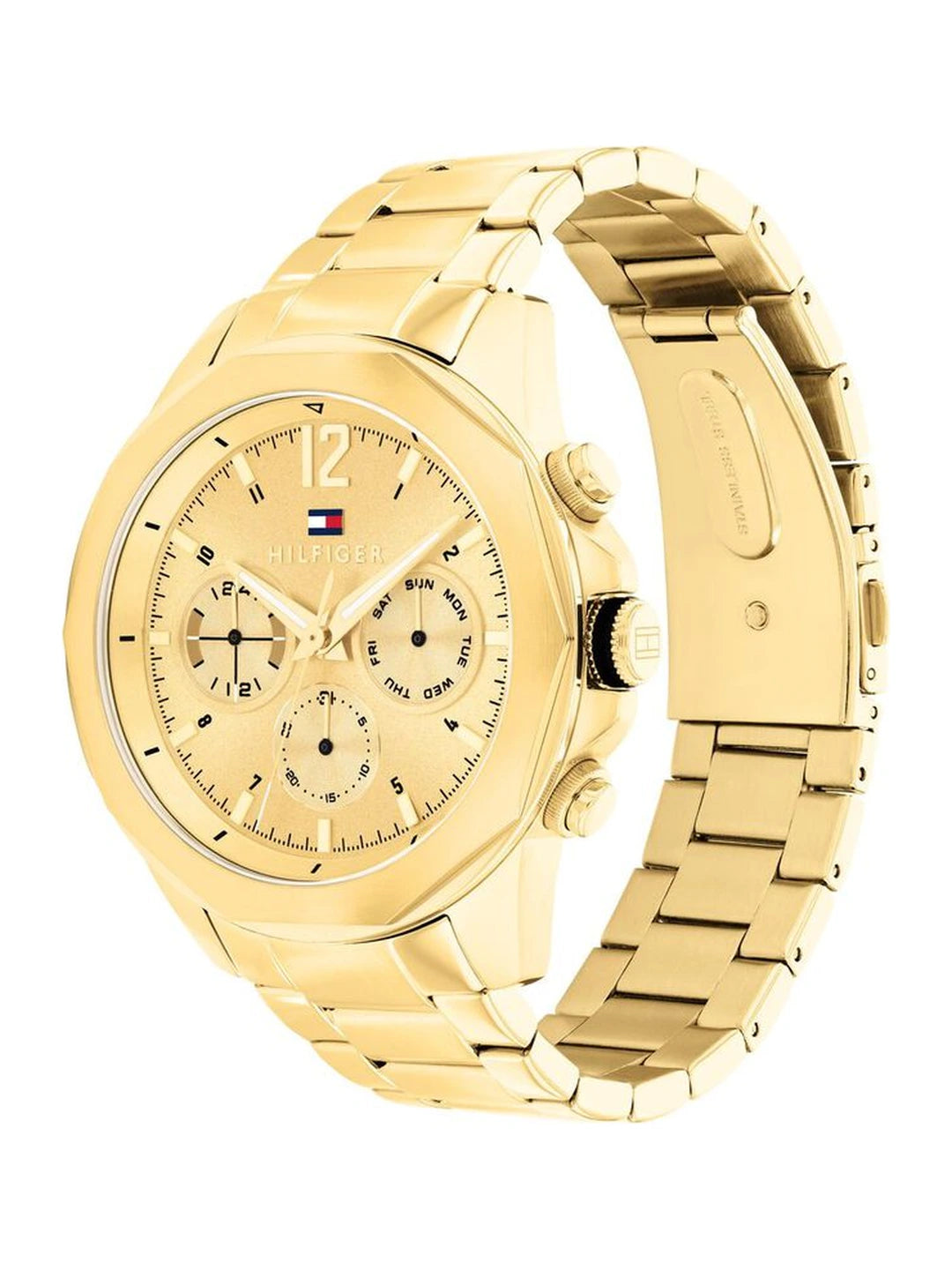 Tommy Hilfiger  Round Gold Dial Analog Watch - NTTH1792060
