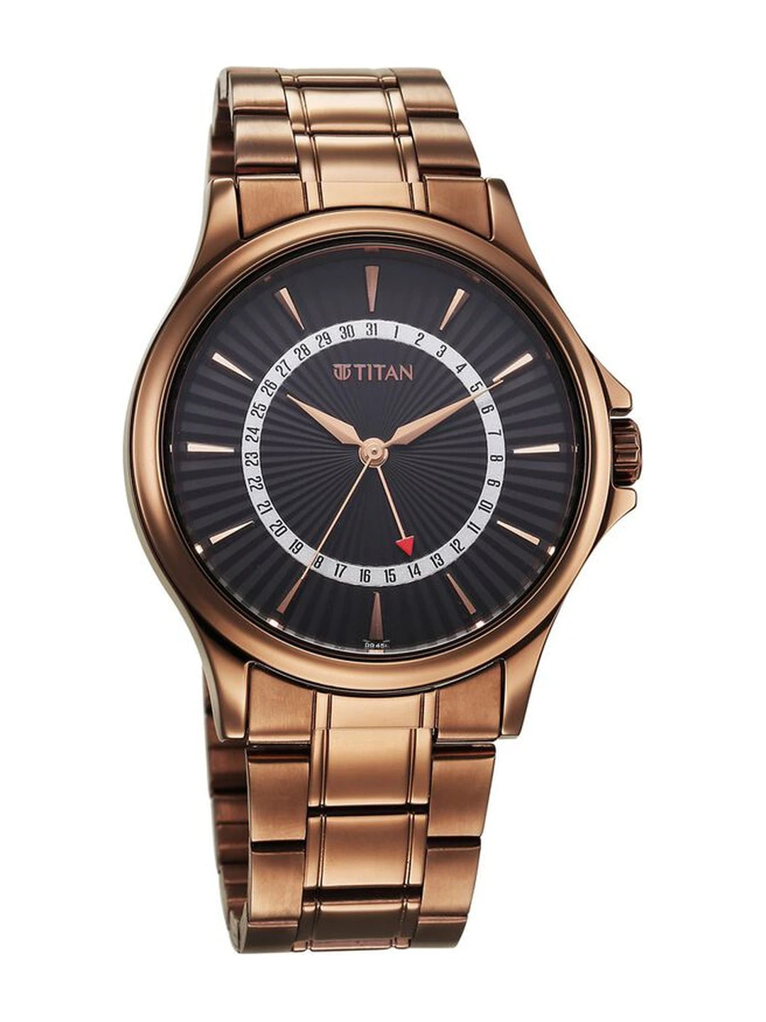 Titan Karishma Round Black Dial Analog Watch - NU10038QM01