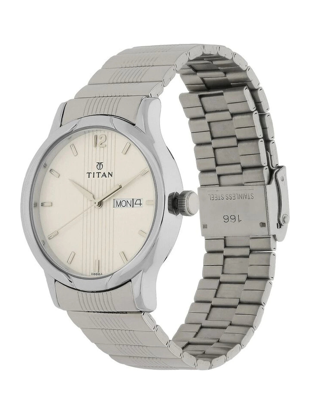 Titan Round Silver Dial Analog Watch - NU1580SM03