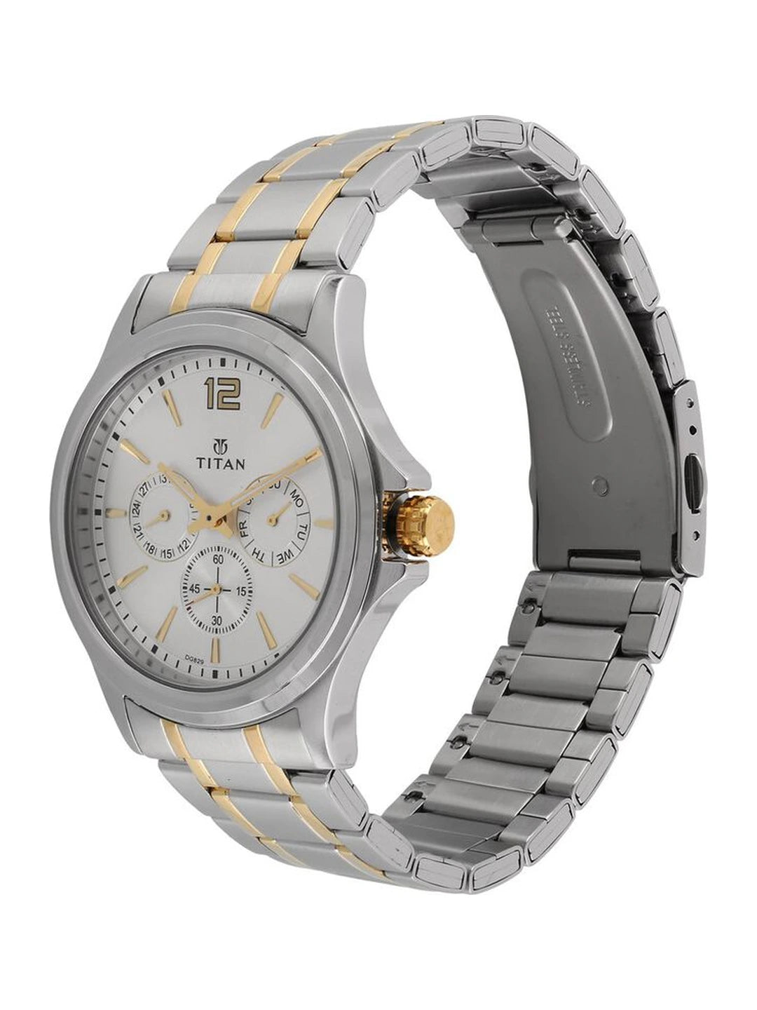 Titan Workwear Round Silver Dial Analog Watch - NU1698BM01
