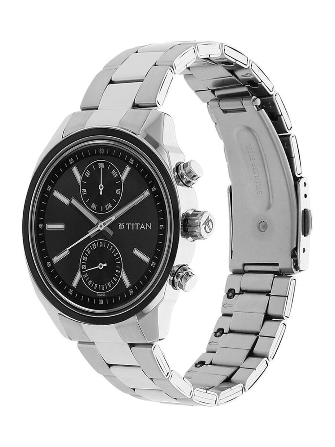 Titan Round Grey Dial Analog Watch - NU1733KM01