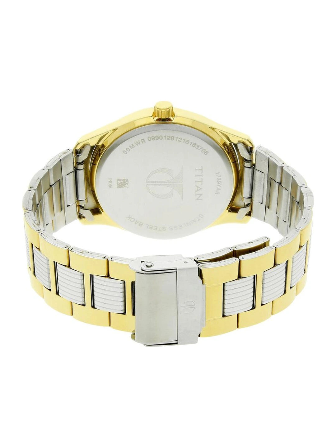 Titan Round White Dial Analog Watch - NU1739BM01