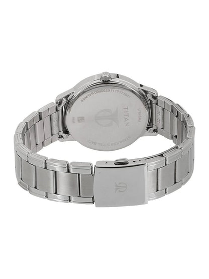 Titan Workwear Round Blue Dial Analog Watch - NU1769SM01
