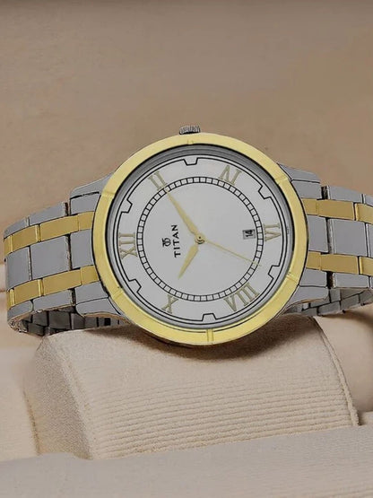 Titan Round Analog Watch - NU1775BM01