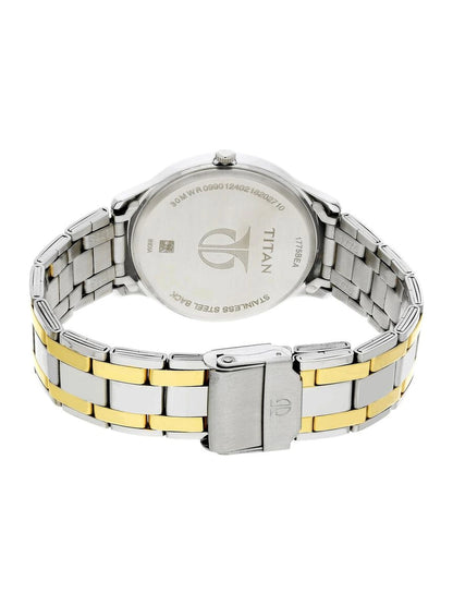 Titan Round Analog Watch - NU1775BM01