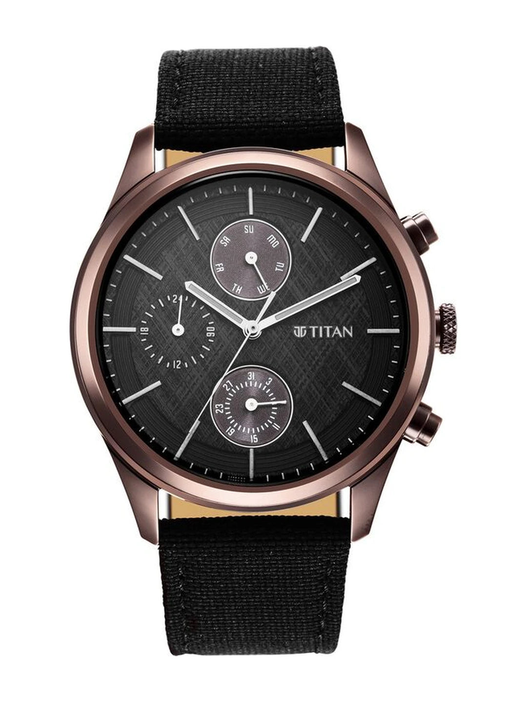 Titan Round Blue Dial Analog Watch - NU1805QP01