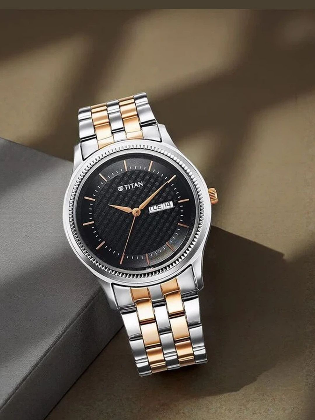 Titan Karishma Round Blue Dial Analog Watch - NU1824KM02