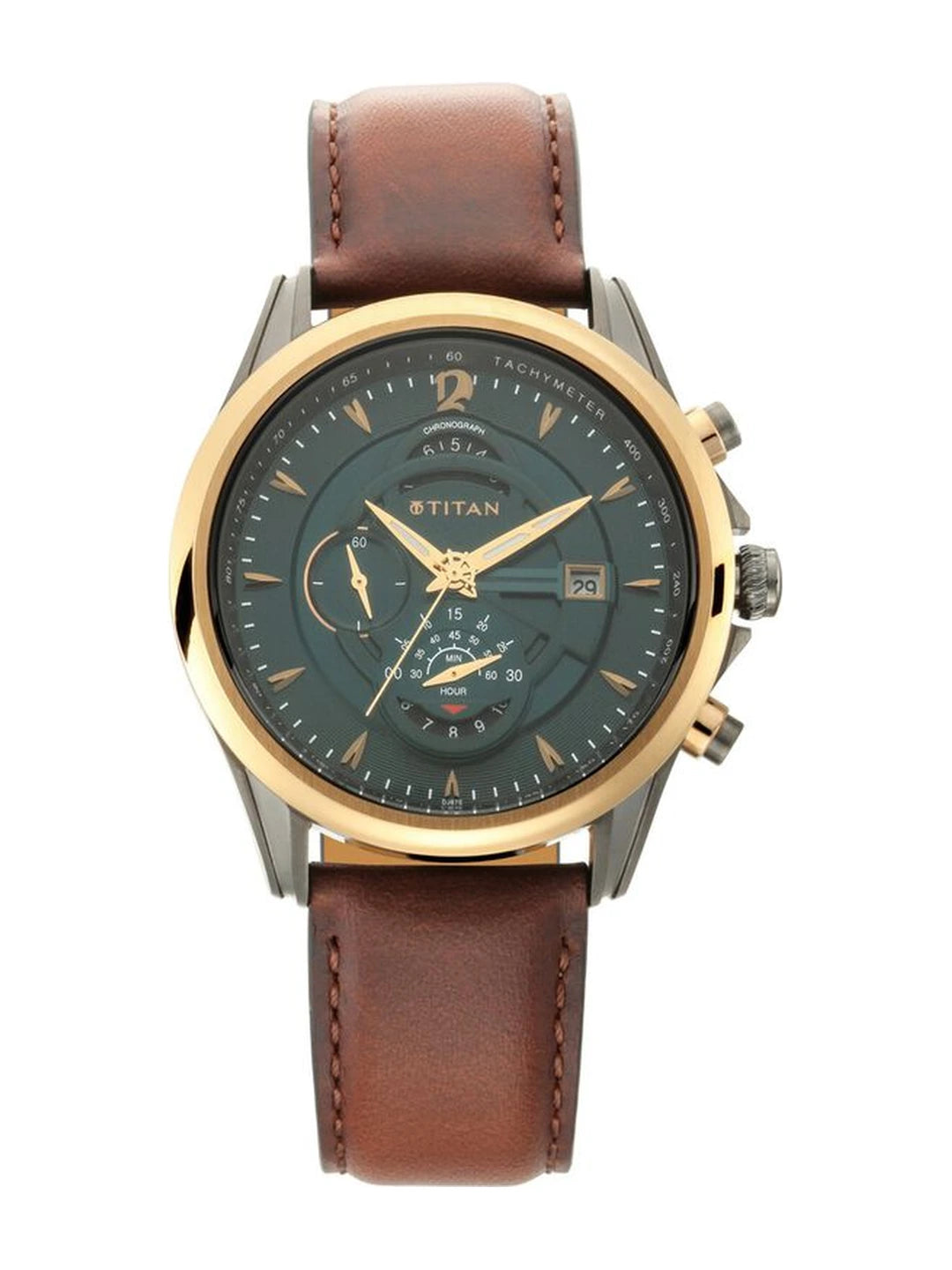 Titan Round Analog Watch - NU1830KL02