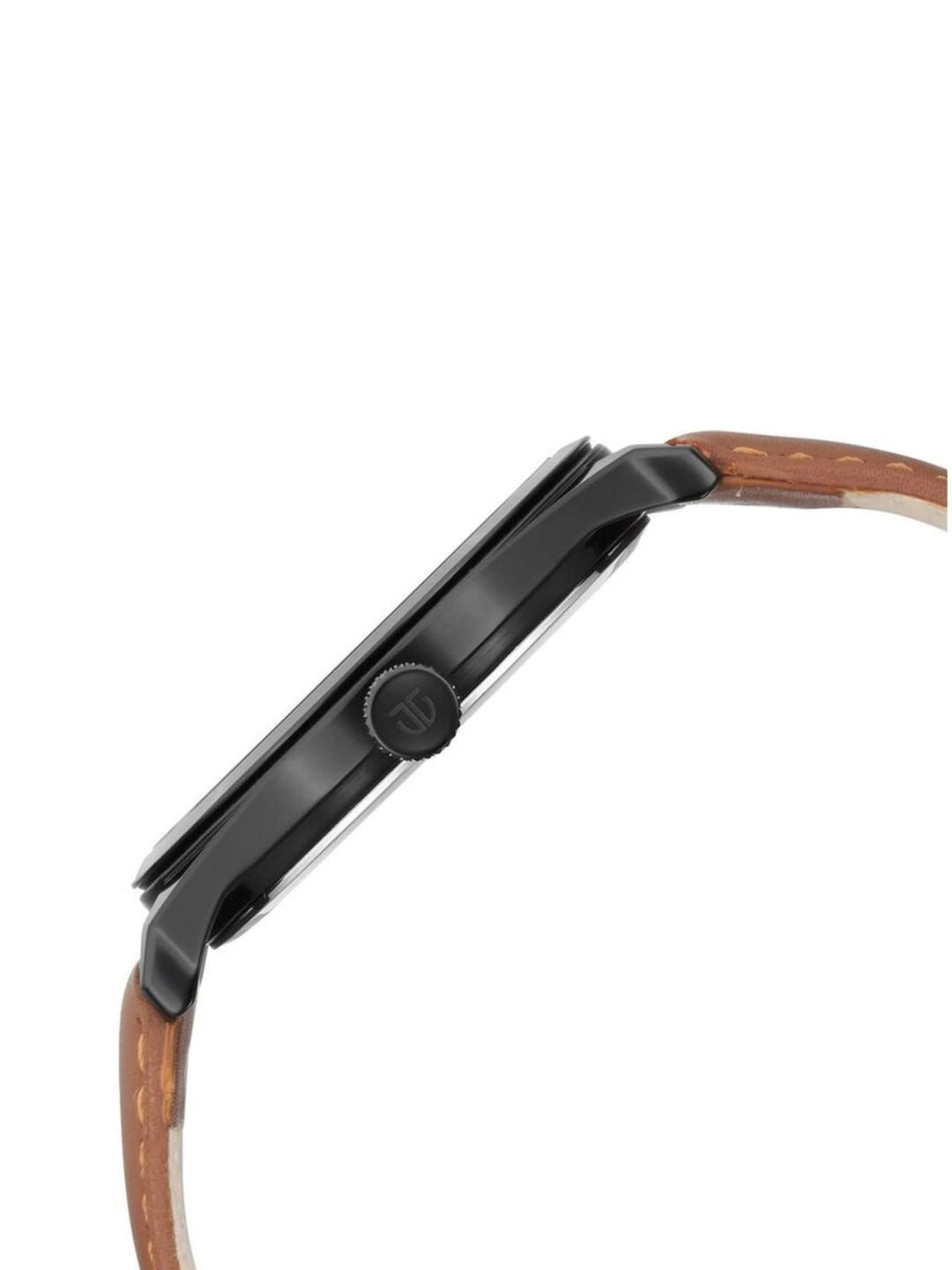 Titan Round Black Dial Analog Watch - NU1865NL01