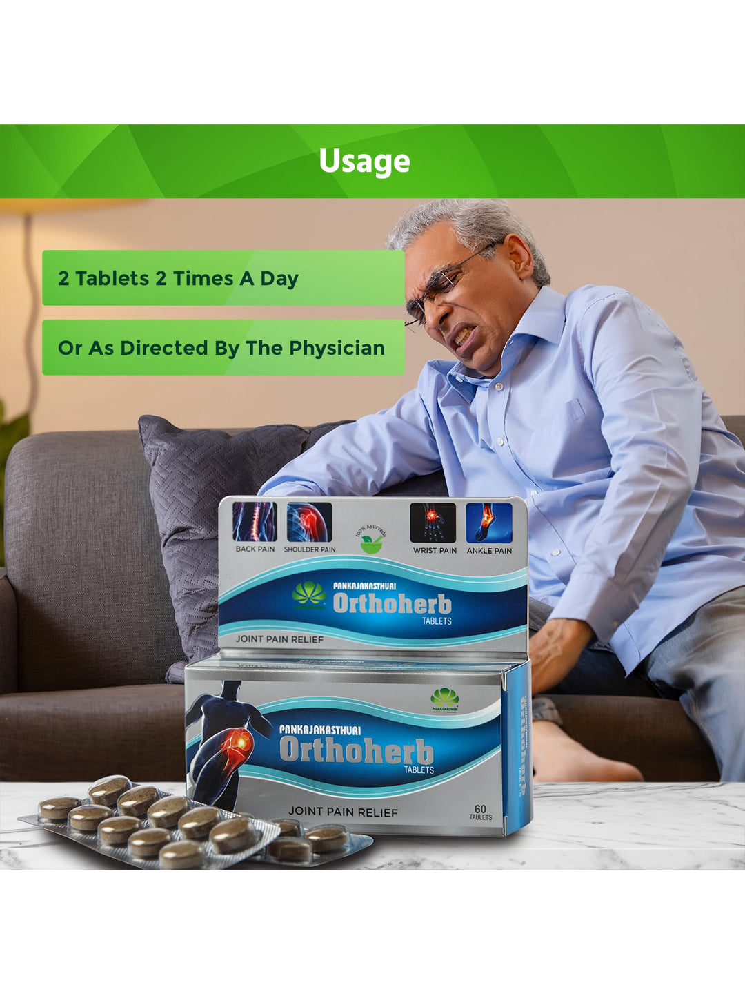 Orthoherb Ayurvedic Tablets (60)