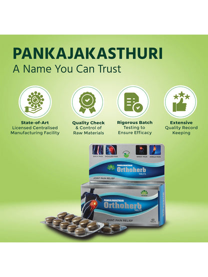 Orthoherb Ayurvedic Tablets (60)