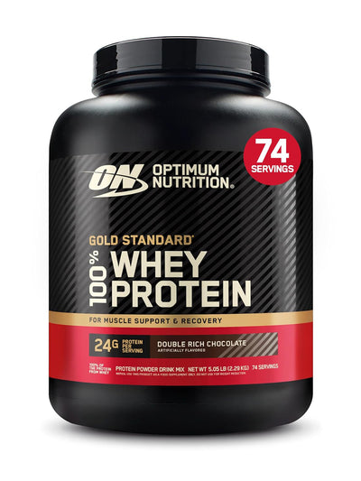 ON Gold Standard 100% Whey Protein Double Rich Chocolate Powder (2.27 kg)