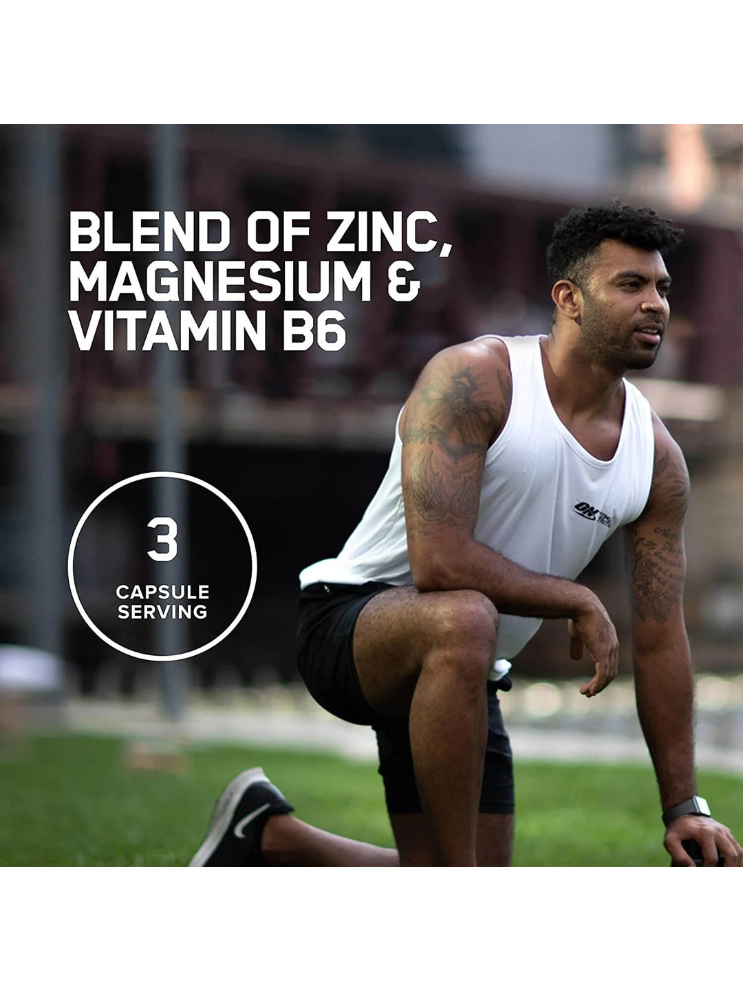 ON ZMA Zinc Magnesium Capsules (90 Capsules)