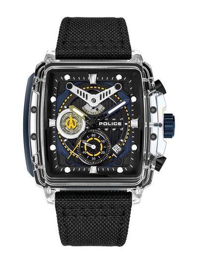 Police Square Black Dial Analog Watch - PLPEWGC00770X1