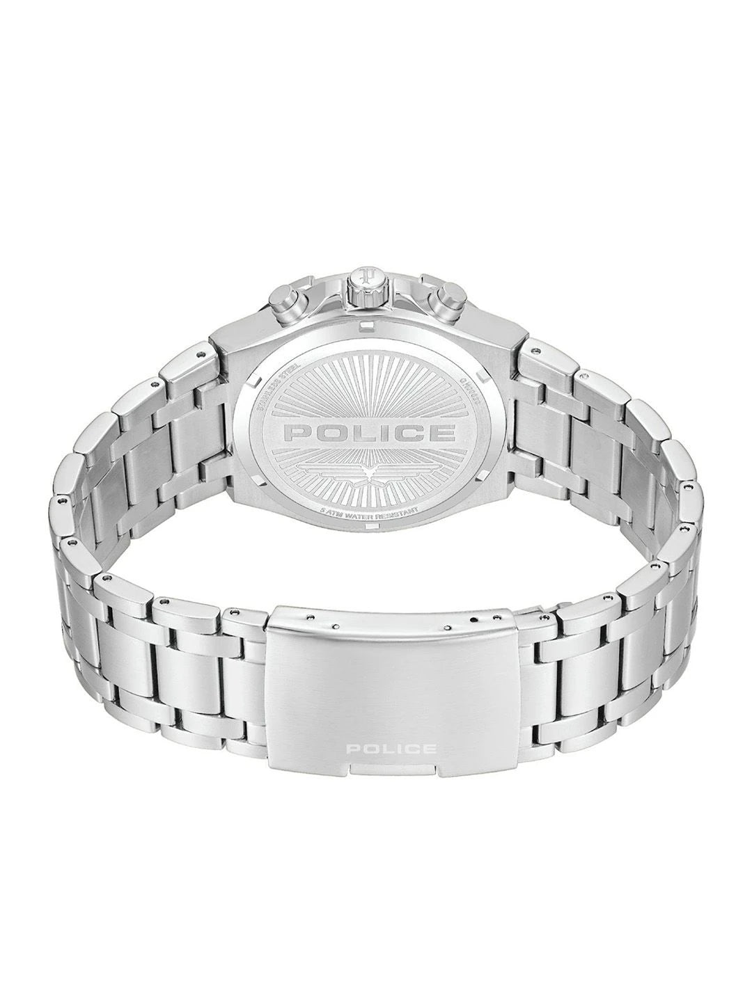 Police Rock Rebel Quartz Blue Round Dial Watch - PLPEWGK0082004
