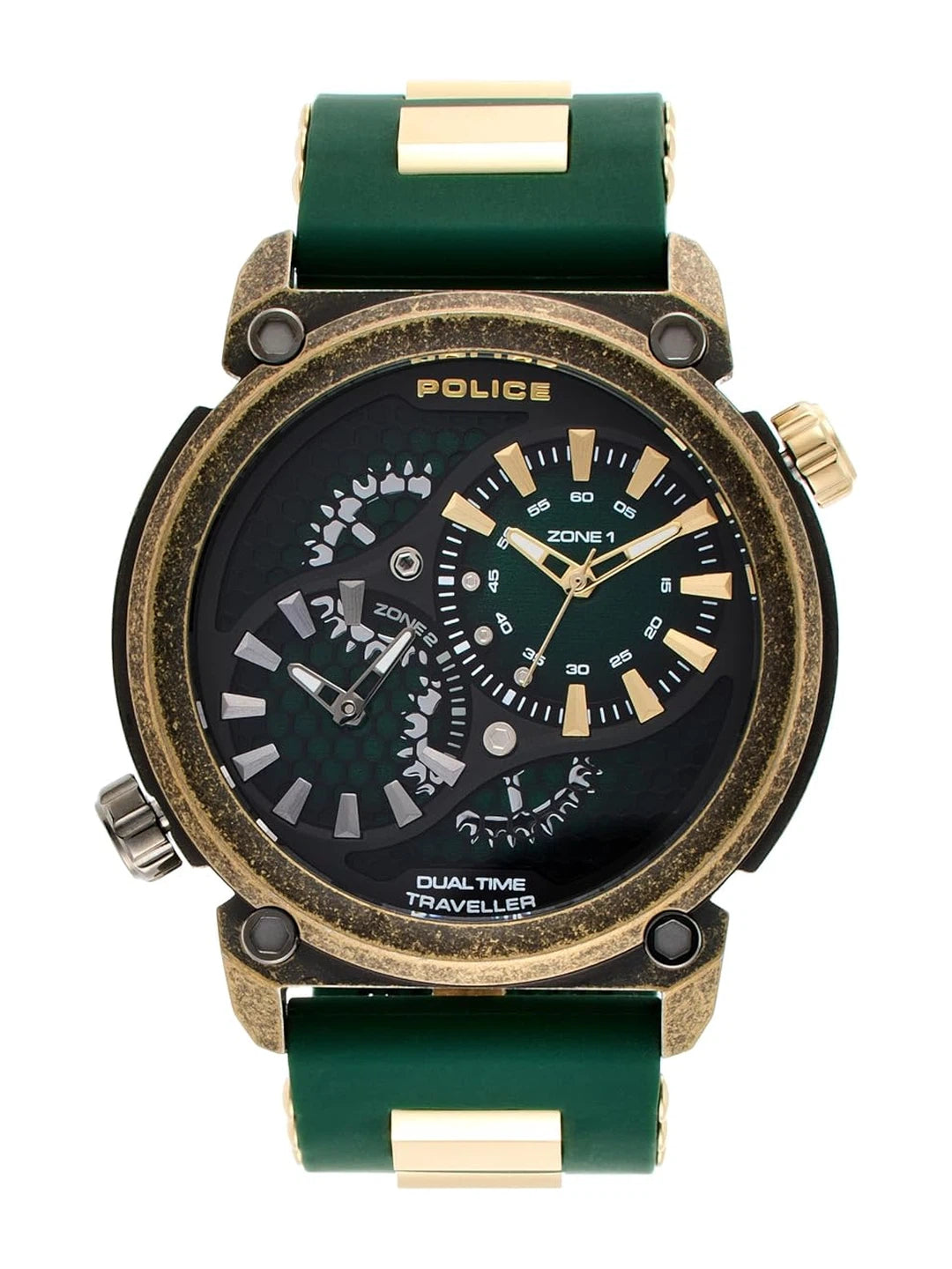 Police Round Analog Watch - PLPEWGM0071801