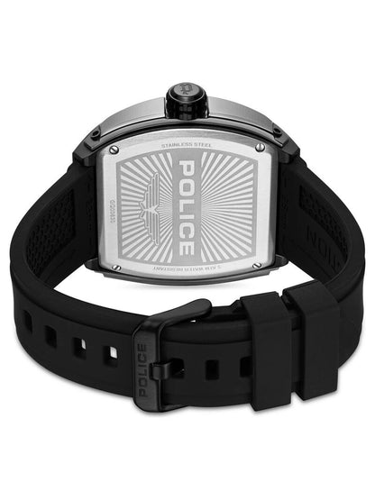 Police Rectangle Black Dial Analog Watch - PLPEWGQ0063001