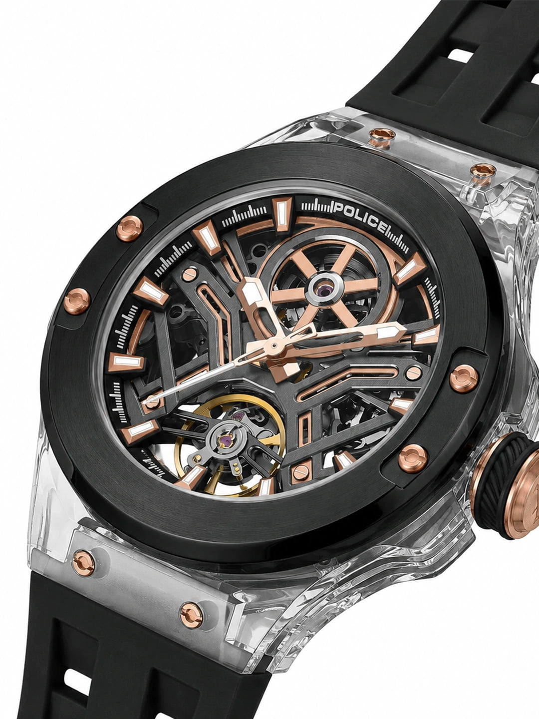 Police Round Analog Watch - PLPEWGR0082202