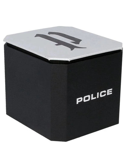 Police Round Black Dial Analog Watch - PLPEWJF0006302