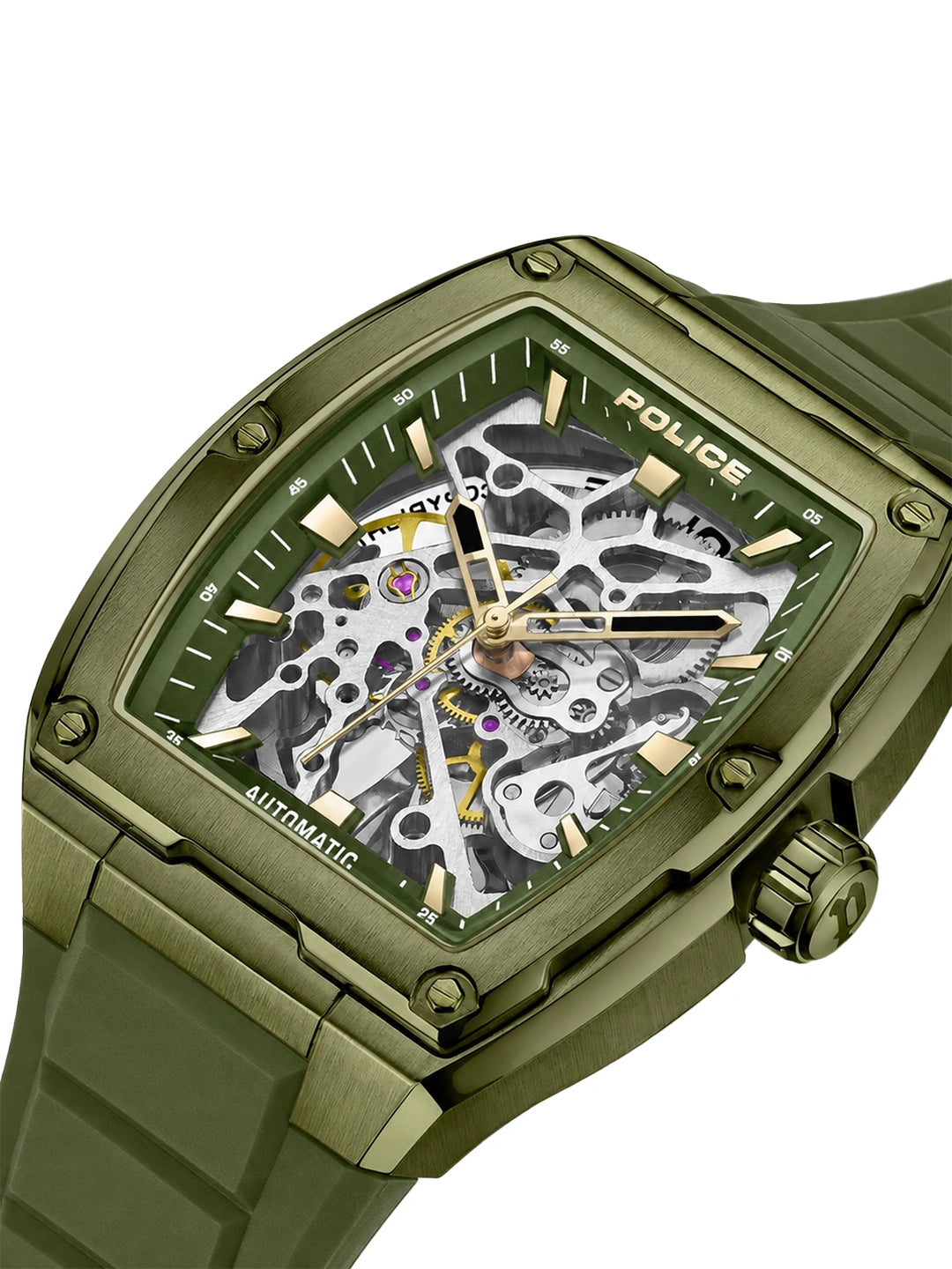 Police Rectangle Analog Watch - PLPEWJR0005906