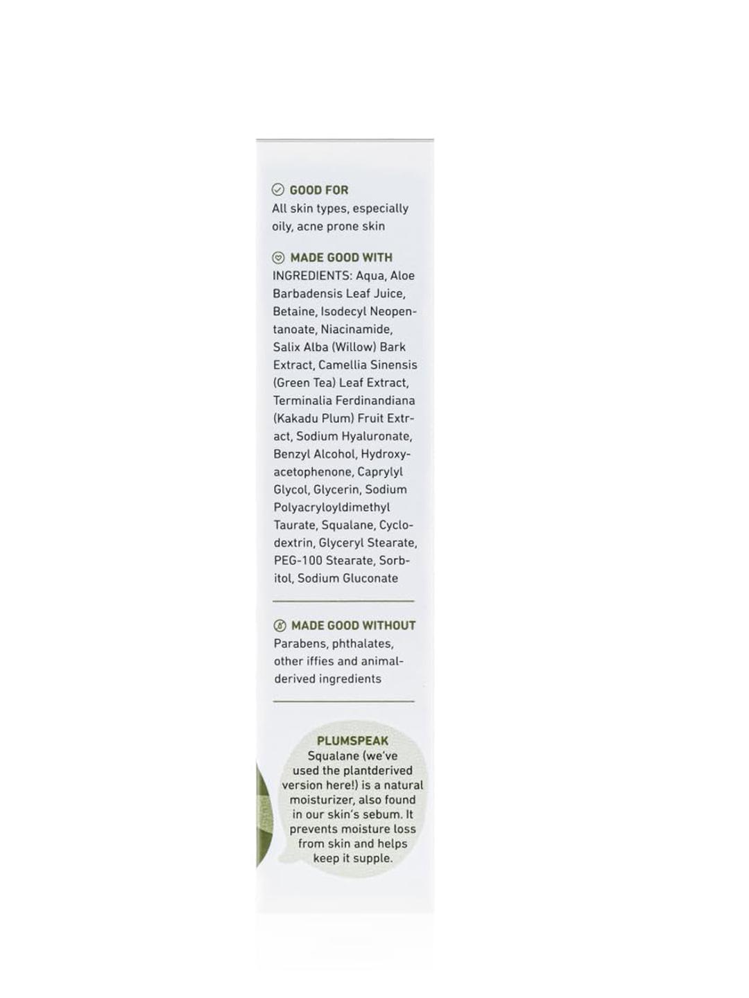 Plum Green Tea Oil-Free Moisturizer 50ml