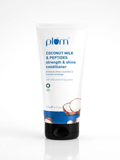 Plum Coconut Milk & Peptides Strength & Shine Conditioner 175g