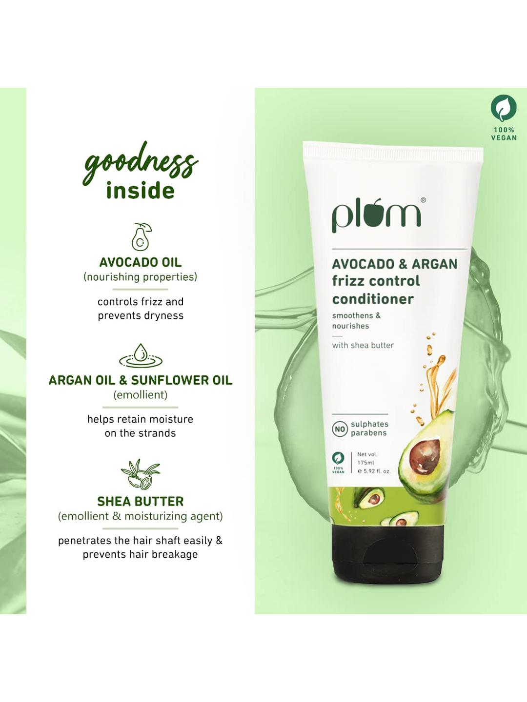 Plum Avocado & Argan Frizz Control Conditioner 175ml