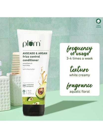 Plum Avocado & Argan Frizz Control Conditioner 175ml