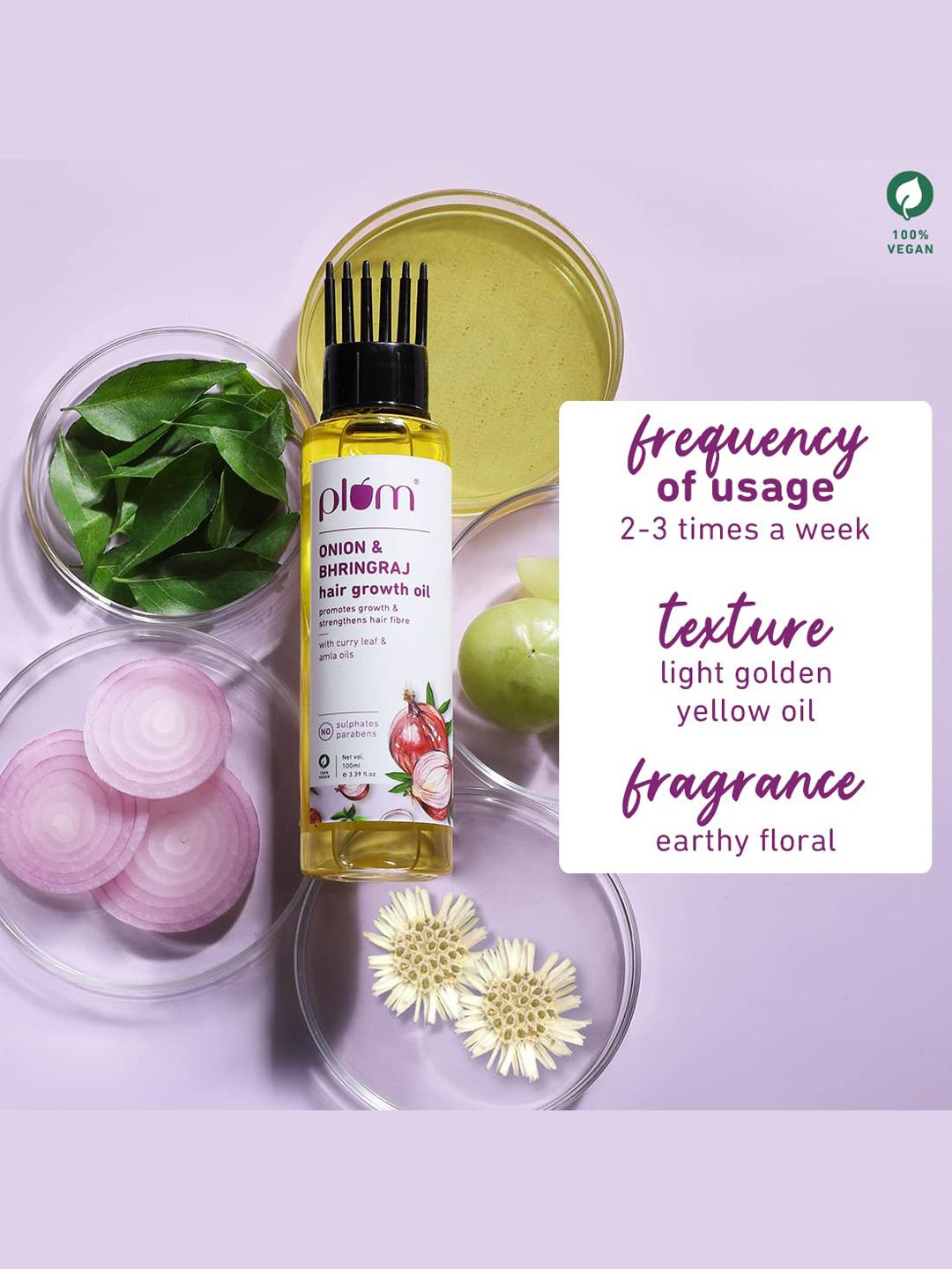 Plum Onion & Bhringraj Hair Growth Oil 100ml