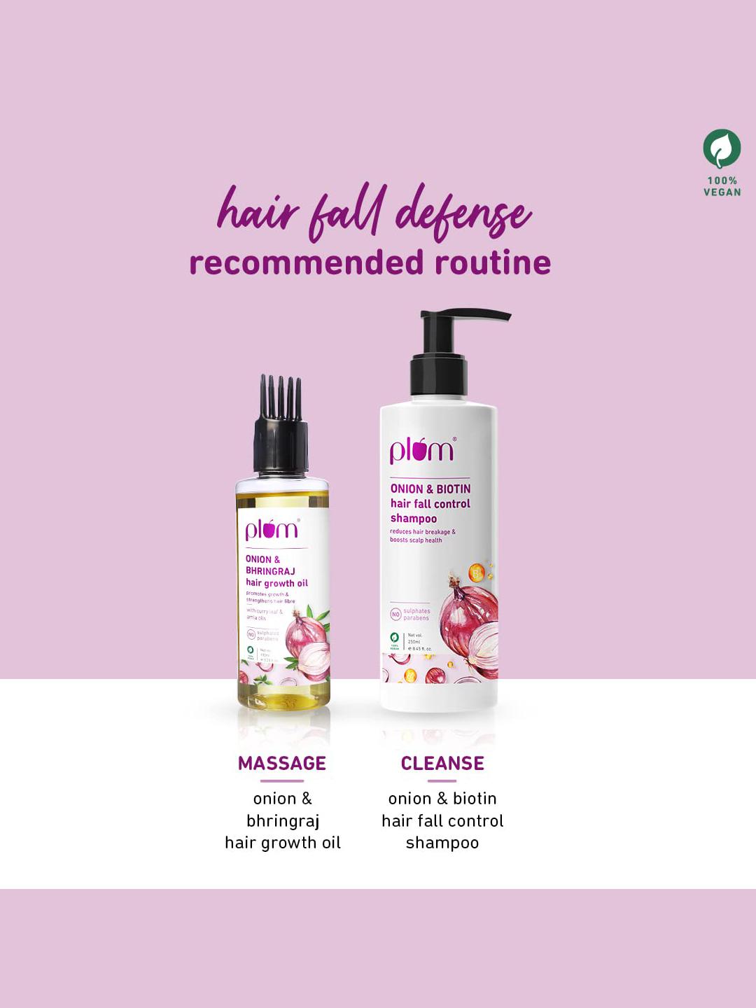 Plum Onion & Bhringraj Hair Growth Oil 100ml