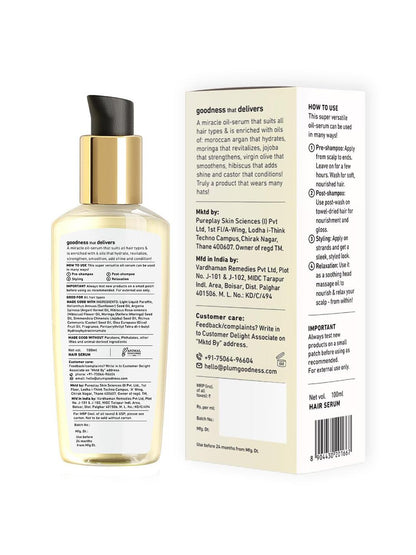 Plum Moroccan Argan Oil Miracle Oil-Serum 100ml