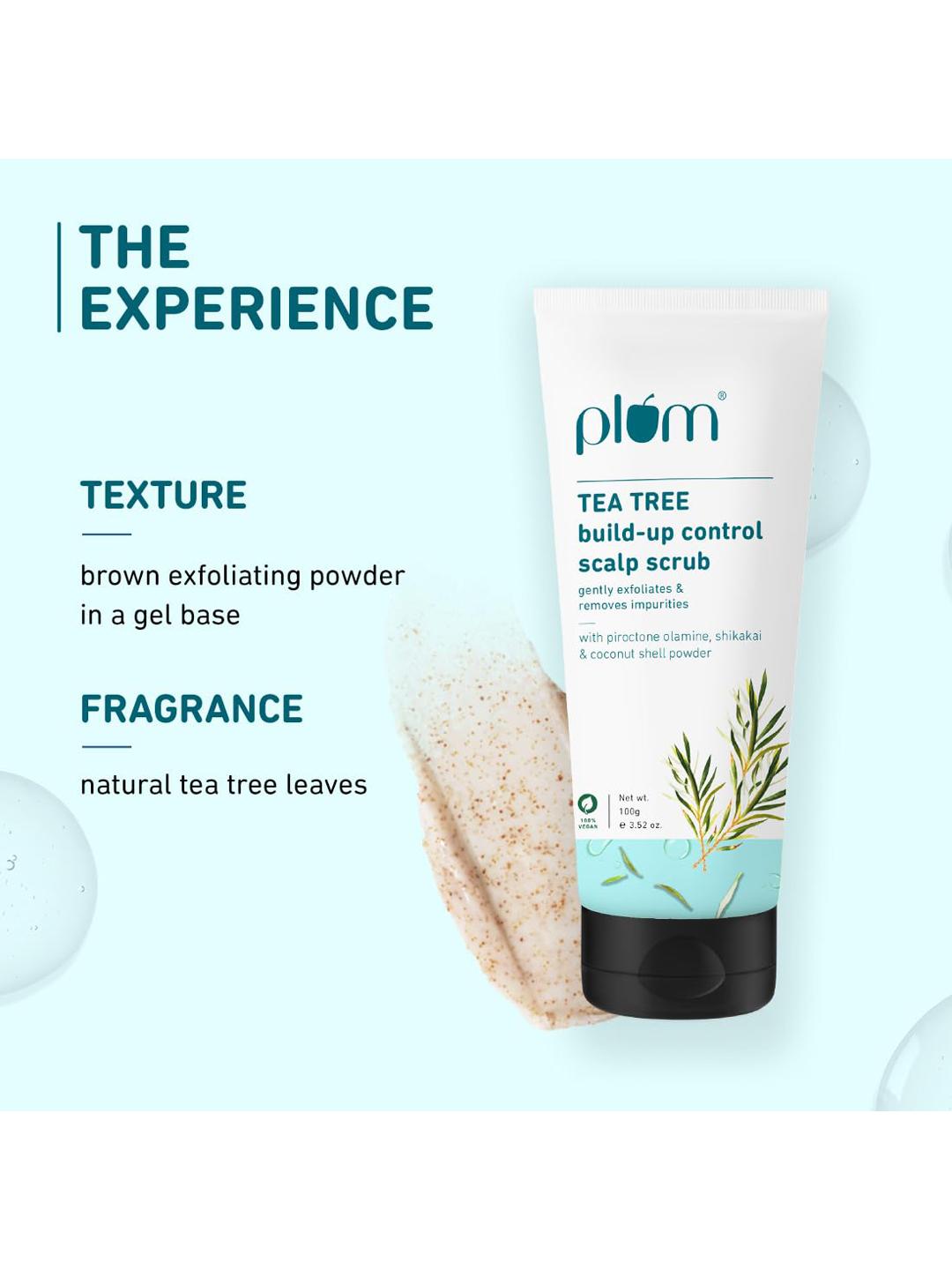 Plum Tea Tree Build-up Control Scalp Scrub 100g
