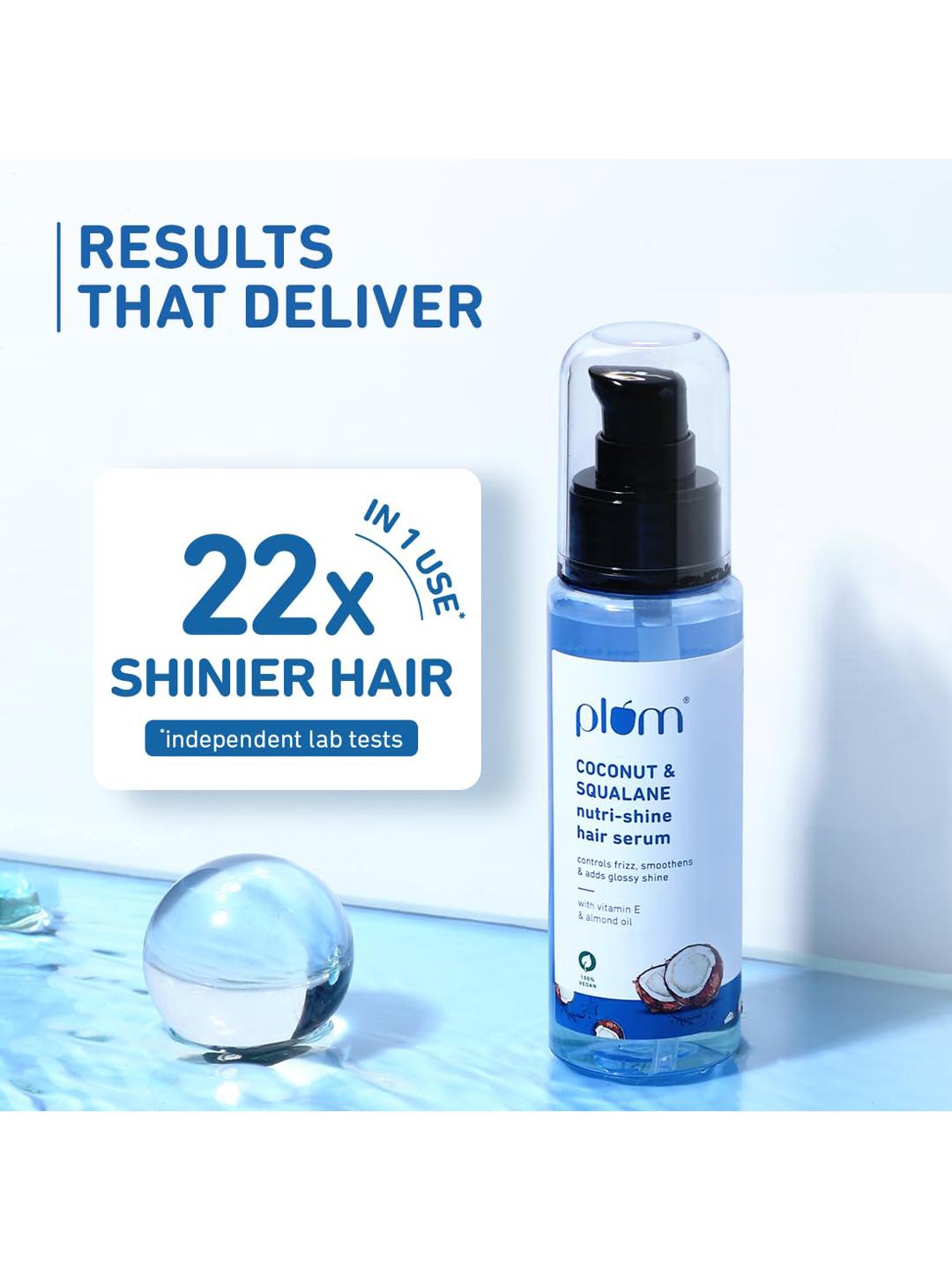 Plum Coconut & Squalane Nutri-Shine Hair Serum 75ml