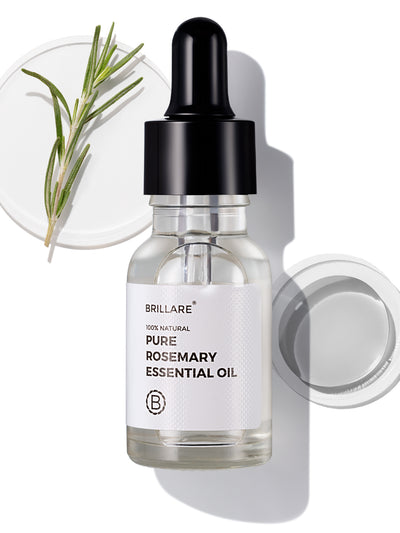 Brillare Pure Rosemary Essential Oil For Hair Growth (15ml)