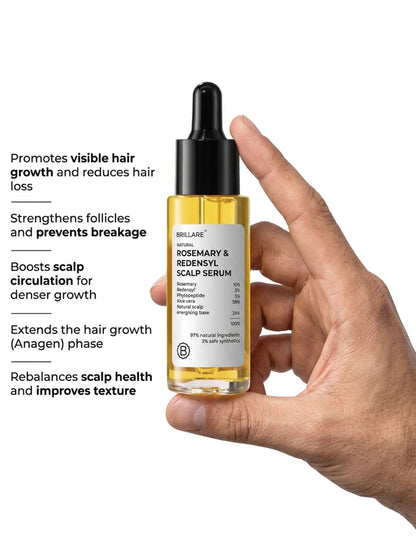 Brillare Rosemary & Redensyl Scalp Serum (30ml)