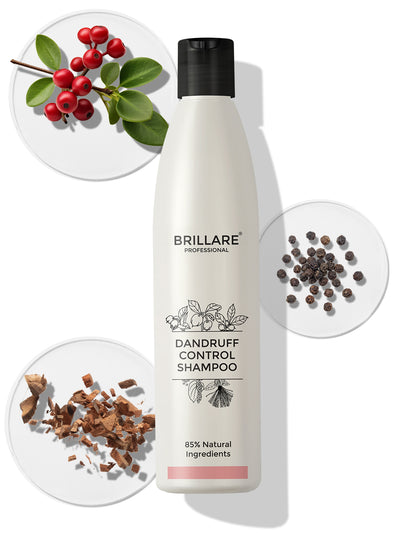 Brillare Dandruff Control Shampoo For Itchy, Flaky Scalp (300ml)