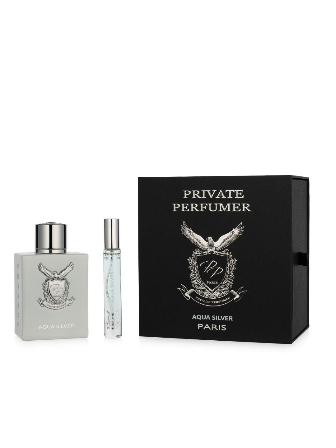 Lomani Private Perfumer Aqua Silver Gift Set Unisex 100+10ml