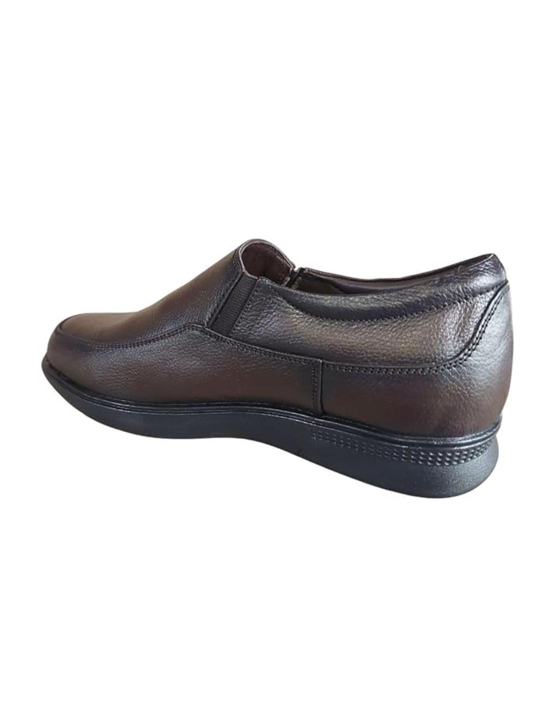 Shoe Bazar Brown Genuine Leather Slip On Moccasin for Men