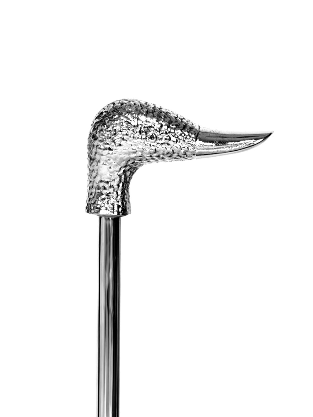 Shoe Mistri Premium Silver Aluminium Shoehorn - 24” Swan Head Handle